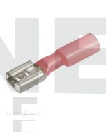 IONNIC HDC12 6.3mm Red Female Heatshrink Blade Terminals (Pack of 100)