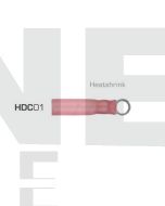 ionnic HDC01 Red Heatshrink 3mm Ring Crimp Terminal