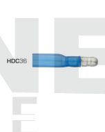 IONNIC HDC36 Blue Heatshrink Male Bullet Terminal (Pack of 100)