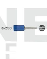 IONNIC QKC30 Blue Pin Crimp Terminals (Pack of 100)