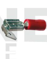 Quikcrimp QKC15 Piggyback/ Adaptor Terminal 6.3mm Red Vinyl