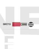 Quikcrimp QKC19 Red 2.8mm Vinyl Female Blade Terminal