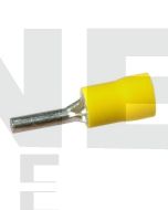 Quikcrimp QKC48 2.6mm x 14mm Yellow Wire Pin Terminal (100)