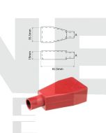 Ionnic Battery 12.5mm Cable Terminal Insulators - Straight Leads (Pack QTY 1)