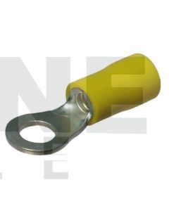 Quikcrimp Yellow 5MM Ring Terminal 3/16 (100)